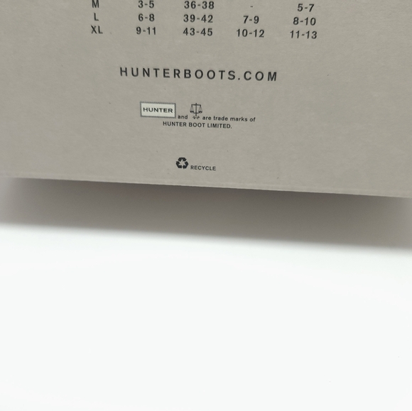 Hunter Boot Socks Tall Cable Knit Fleece Womens Size L 8 - 10 Black NEW - Picture 3 of 6